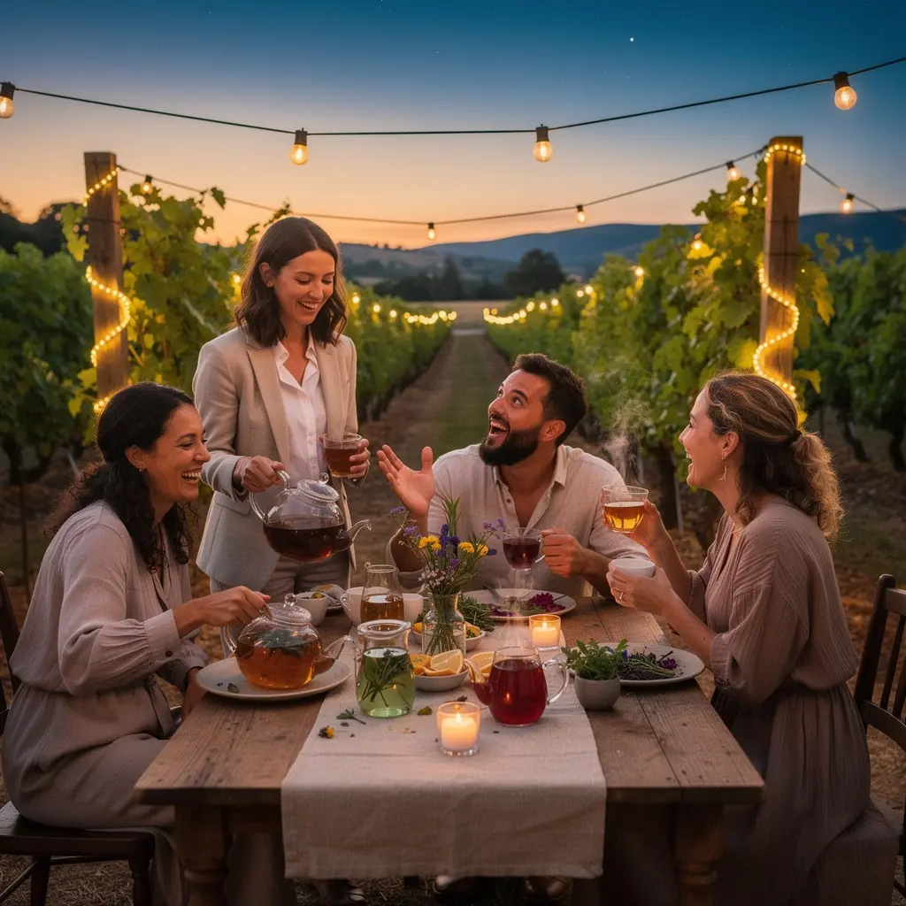 Zaliha raznih biljnih čajeva u šarenim kutijama na polici
