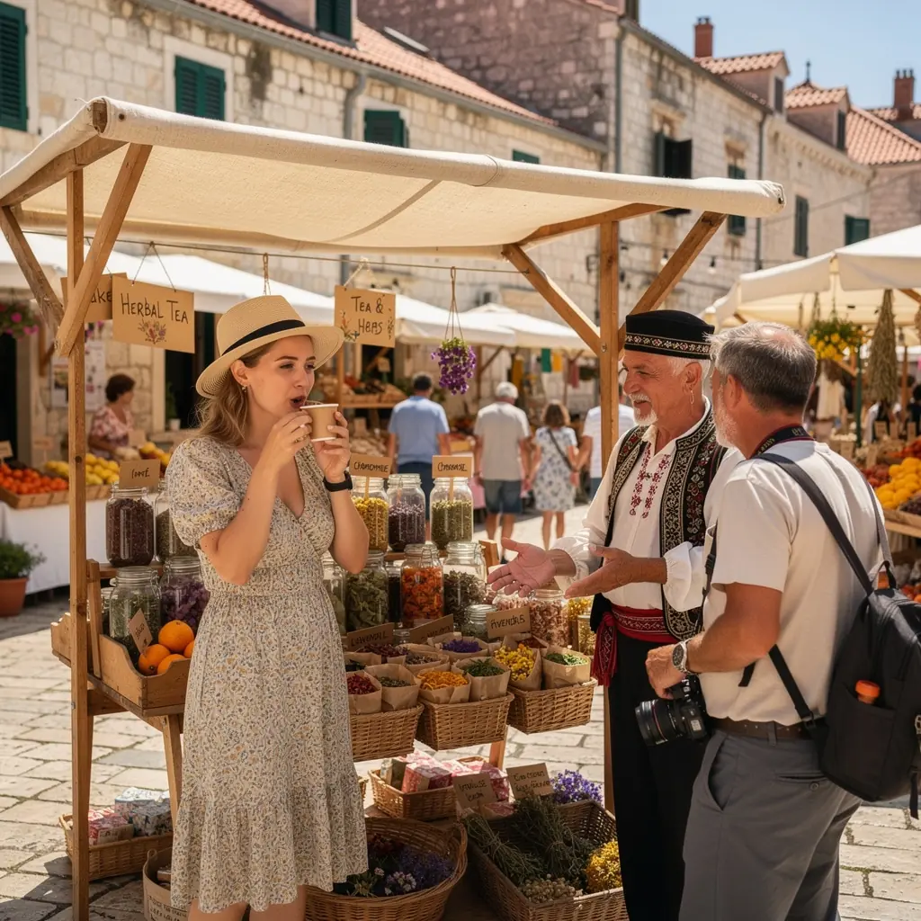 Zagrijana šalica čaja s parom koja se diže u zrak.
